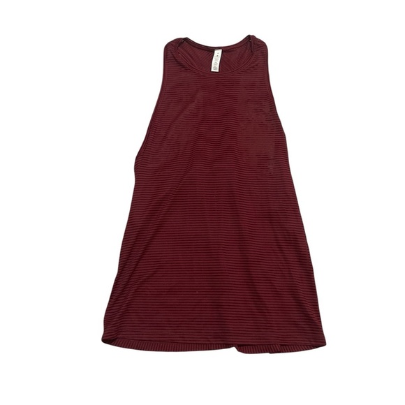 Lululemon Miles Ahead Mesh Tie Open Back Workout Gym Yoga Tank Top - Picture 6 of 8